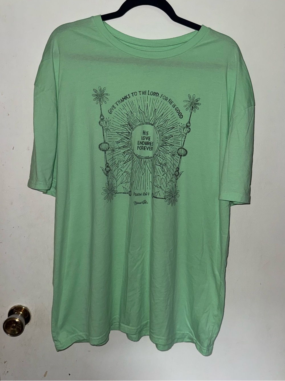 Blessed Girl biblical short sleeve shirt 2X